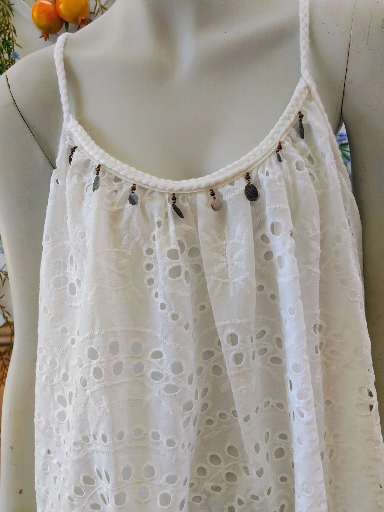 Summer dress adjustable straps one size fits up to 44 new with tag – photo 2